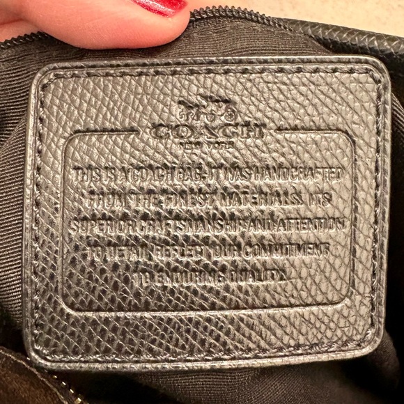 Coach Dark Brown and Black Purse - Picture 9 of 9